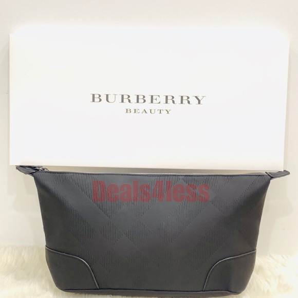 Burberry Pouch Bag Toiletry Travel Case Cosmetics - Picture 3 of 7